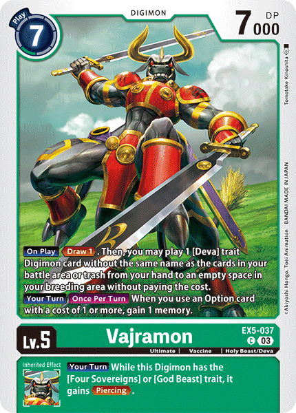 EX5-037C Vajramon