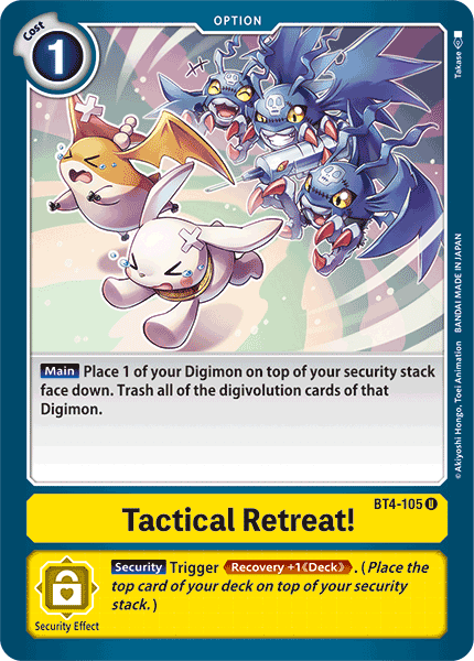 BT4-105UC Tactical Retreat! - Volution Cards and Collectables