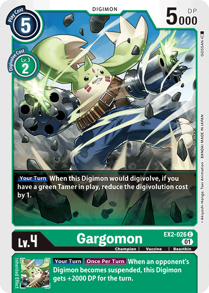 EX2-026C Gargomon - Volution Cards and Collectables