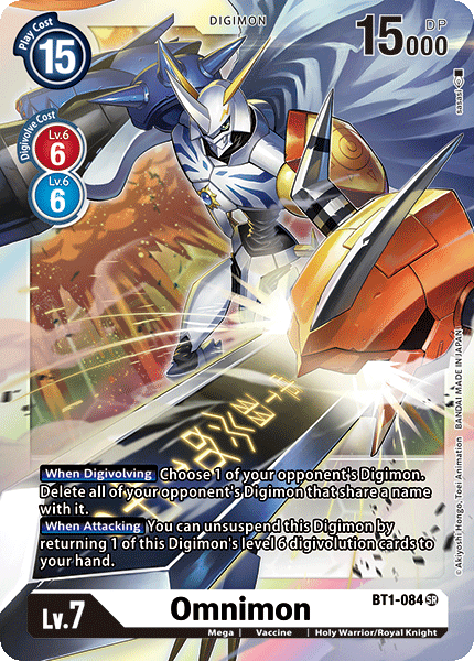 BT1-084SR Omnimon - Volution Cards and Collectables