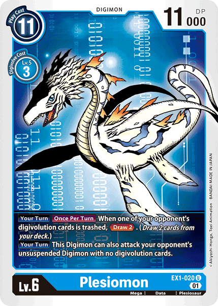 EX1-020UC Plesiomon - Volution Cards and Collectables