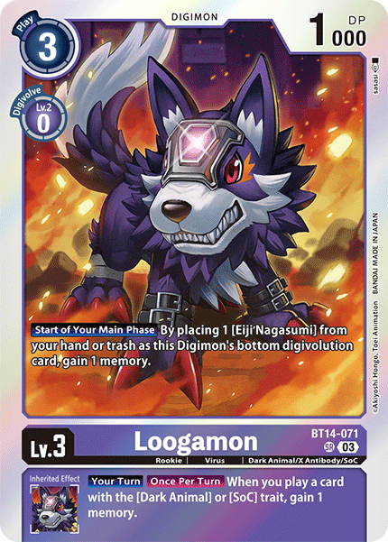 BT14-071SR Loogamon