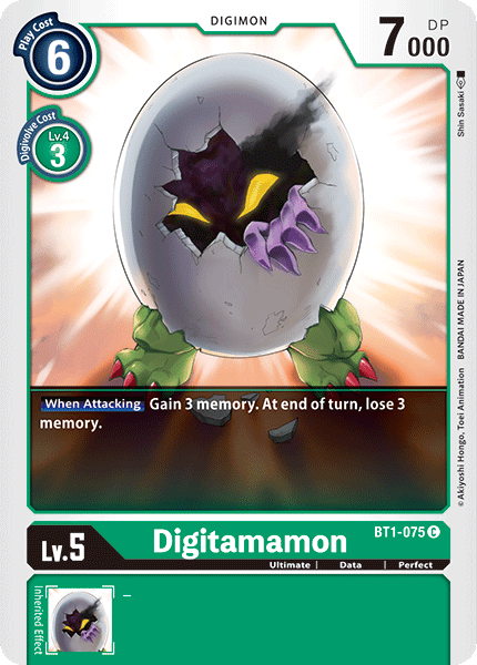 BT1-075C Digitamamon - Volution Cards and Collectables