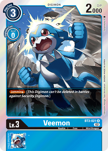 BT3-021R Veemon (Resurgence Booster Reprint)