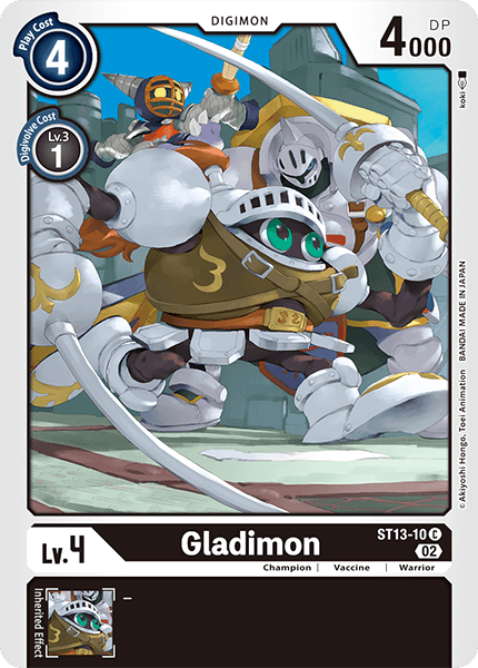 ST13-10C Gladimon - Volution Cards and Collectables