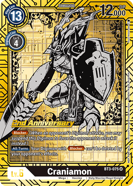 BT3-075SR Craniamon (Alternate Art) [2nd Anniversary Set]