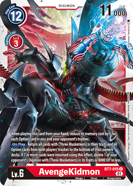 BT7-015UC AvengeKidmon - Volution Cards and Collectables