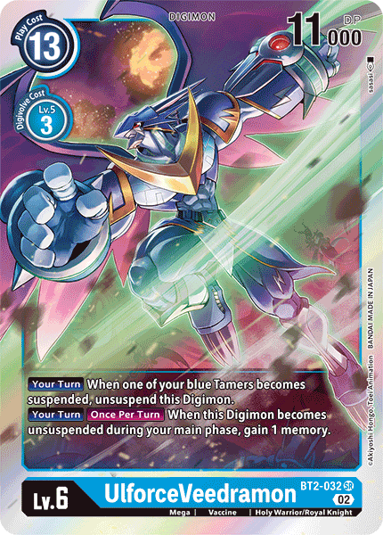 BT2-032SR UlforceVeedramon (Resurgence Booster Reprint)