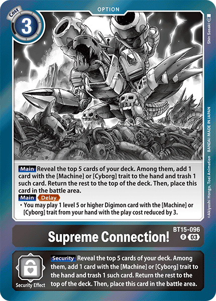 BT15-096R Supreme Connection!