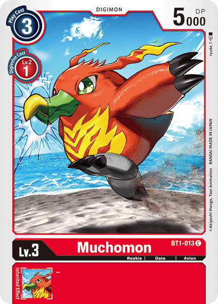 BT1-013C Muchomon - Volution Cards and Collectables