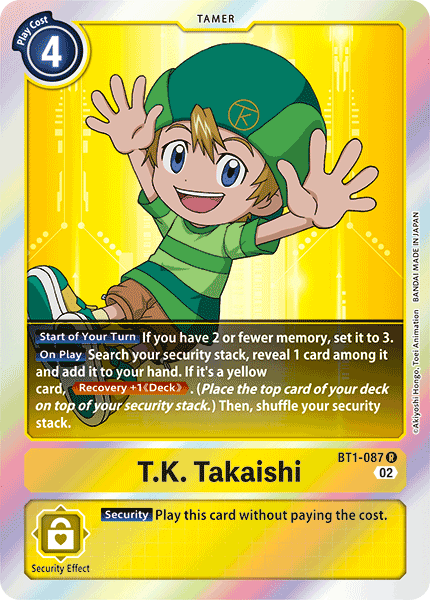 BT1-087R T.K. Takaishi (Resurgence Booster Reprint)