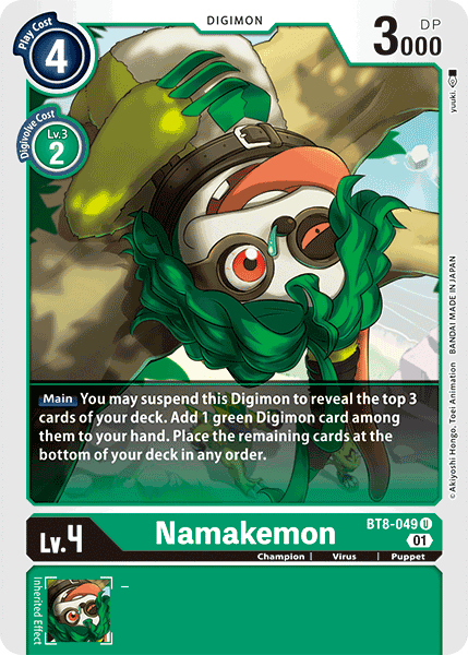 BT8-049UC Namakemon - Volution Cards and Collectables