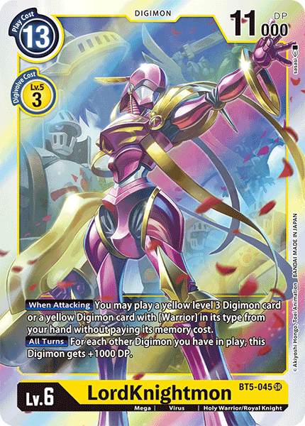 BT5-045SR LordKnightmon - Volution Cards and Collectables