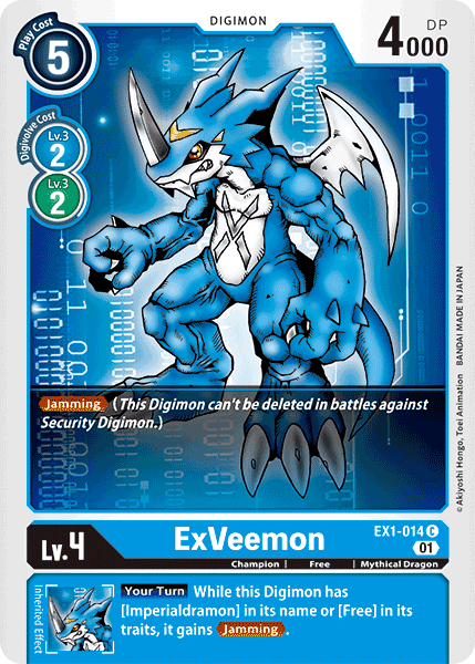 EX1-014C ExVeemon - Volution Cards and Collectables