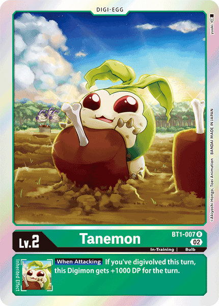 BT1-007 R Tanemon (Resurgence Booster Reprint)