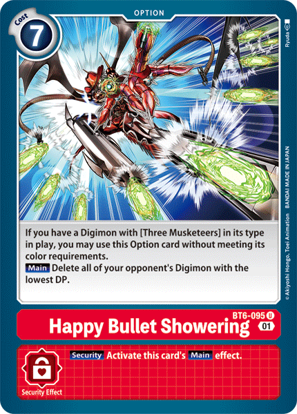 BT6-095UC Happy Bullet Showering - Volution Cards and Collectables