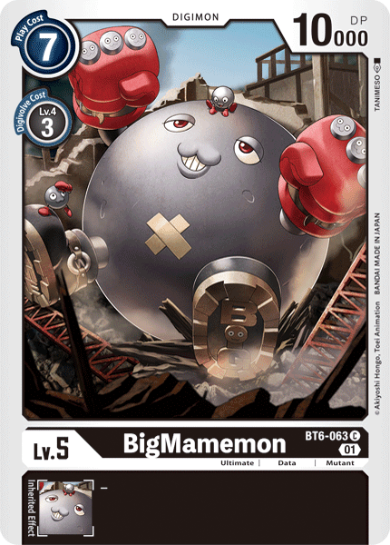 BT6-063C BigMamemon - Volution Cards and Collectables