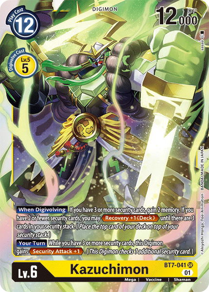 BT7-041SR Kazuchimon - Volution Cards and Collectables