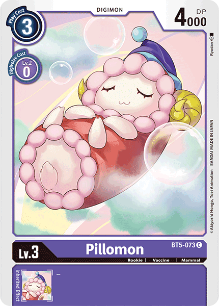 BT5-073C Pillomon - Volution Cards and Collectables