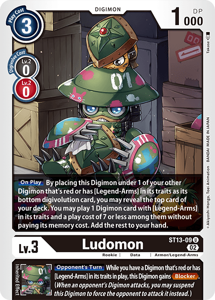 ST13-09UC Ludomon - Volution Cards and Collectables