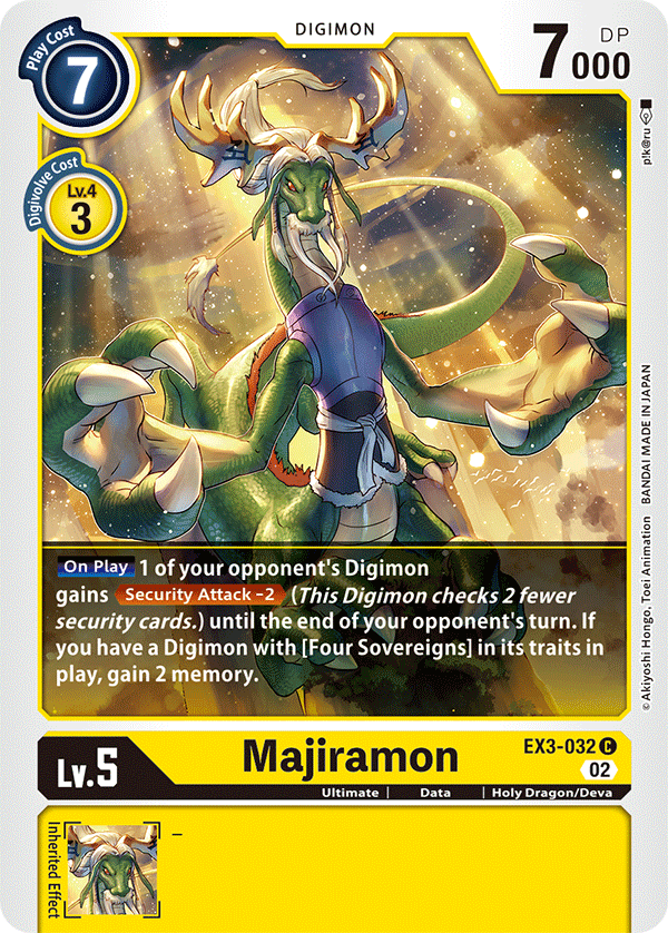 EX3-032C Majiramon - Volution Cards and Collectables