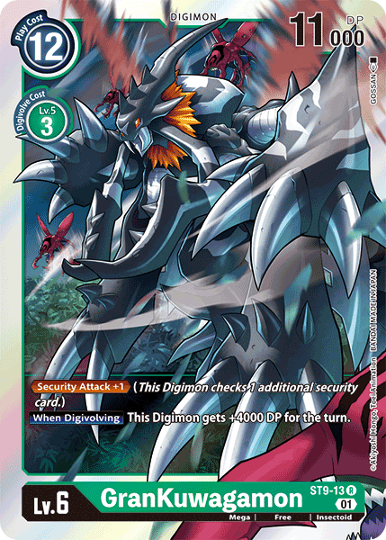 ST9-13R GranKuwagamon - Volution Cards and Collectables