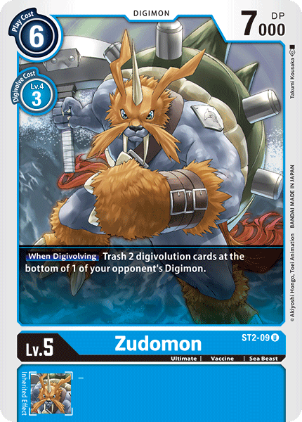 ST2-09UC Zudomon - Volution Cards and Collectables