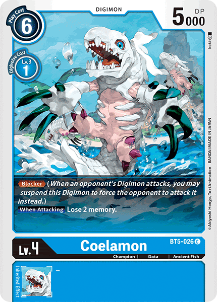 BT5-026C Coelamon - Volution Cards and Collectables