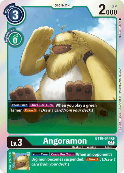 BT10-044R Angoramon - Volution Cards and Collectables