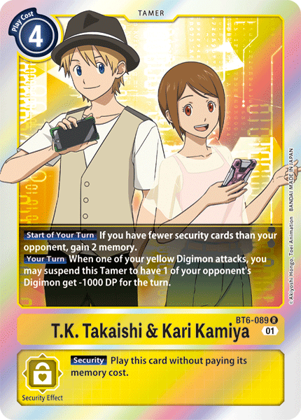 BT6-089R T.K Takaishi & Kari Kamiya - Volution Cards and Collectables