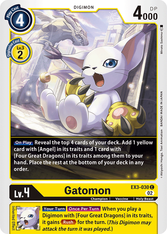 EX3-030C Gatomon - Volution Cards and Collectables