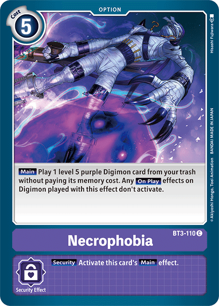 BT3-110C Necrophobia - Volution Cards and Collectables