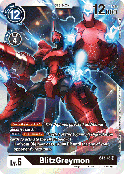 ST5-13SR BlitzGreymon - Volution Cards and Collectables