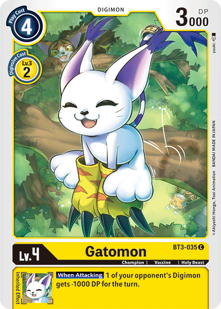 BT3-035C Gatomon - Volution Cards and Collectables