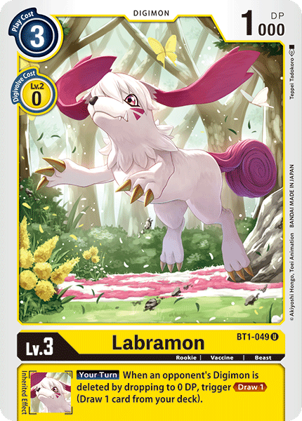 BT1-049UC Labramon - Volution Cards and Collectables