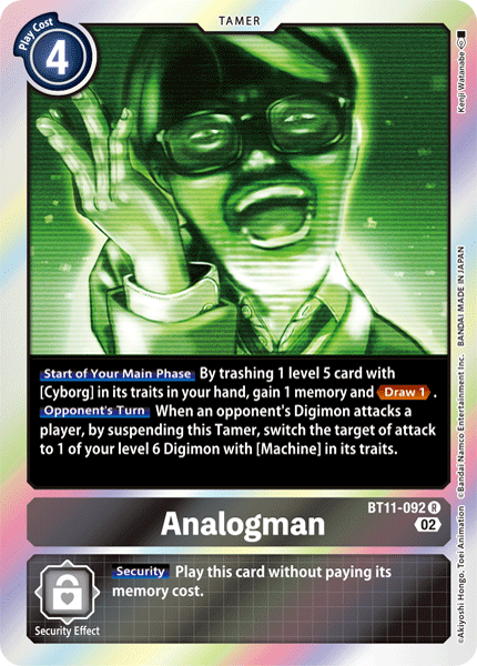 BT11-092R Analogman - Volution Cards and Collectables