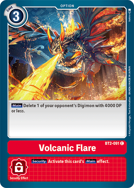 BT2-091C Volcanic Flare - Volution Cards and Collectables