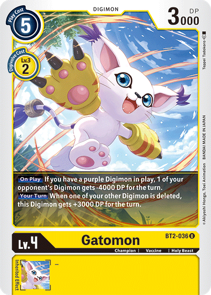 BT2-036UC Gatomon - Volution Cards and Collectables