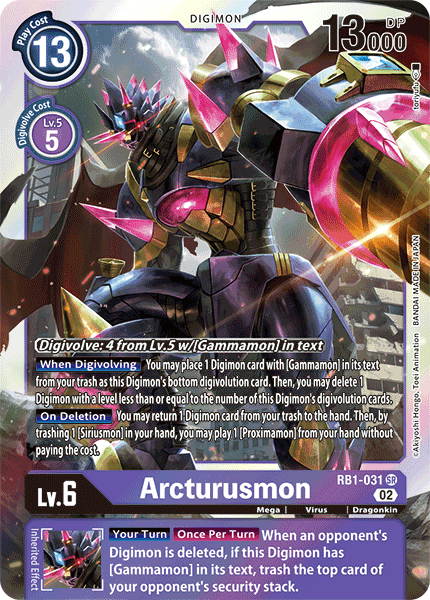 RB1-031SR Arcturusmon