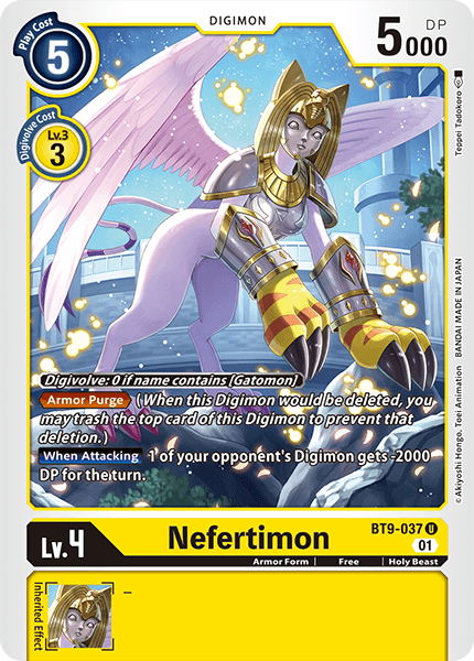 BT9-037UC Nefertimon - Volution Cards and Collectables