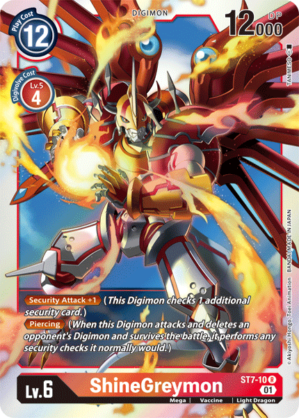 ST7-10R ShineGreymon - Volution Cards and Collectables