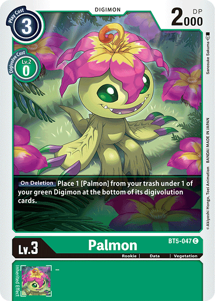 BT5-047C Palmon - Volution Cards and Collectables