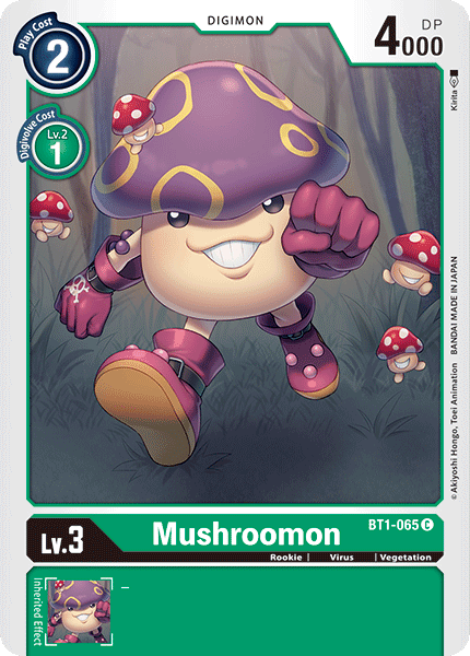 BT1-065C Mushroomon - Volution Cards and Collectables