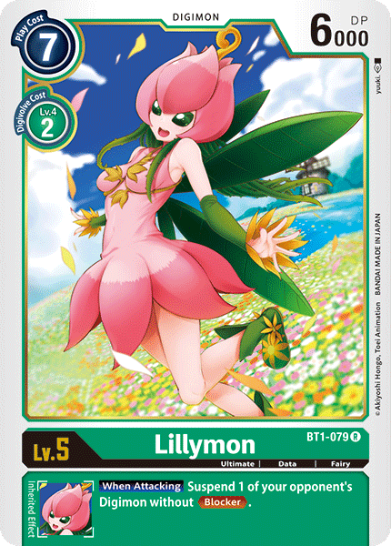 BT1-079R Lillymon - Volution Cards and Collectables