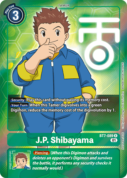 BT7-089R J.P. Shibayama (Box Topper) - Volution Cards and Collectables