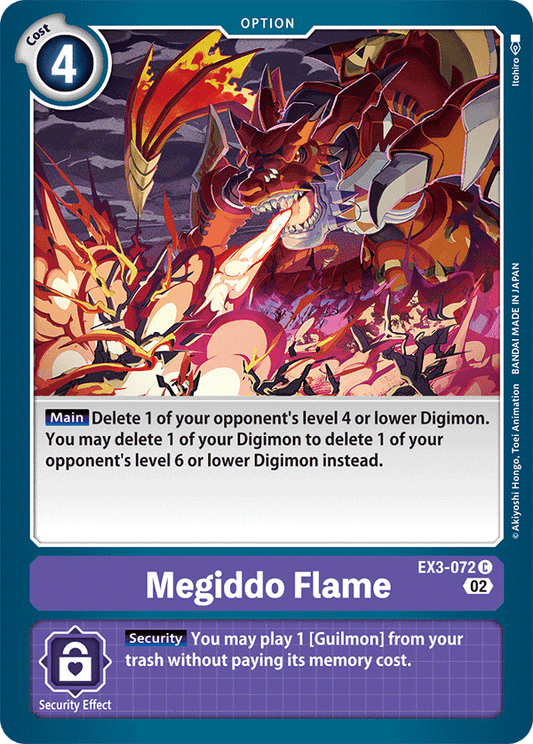 EX3-072C Megiddo Flame - Volution Cards and Collectables