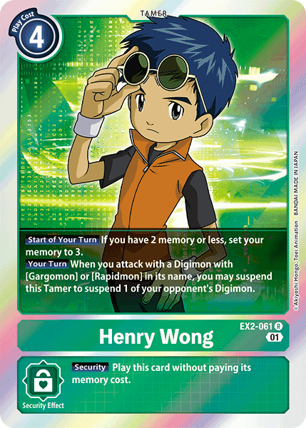 EX2-061R Henry Wong - Volution Cards and Collectables