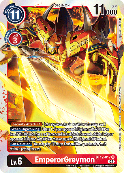 BT12-017SR EmperorGreymon