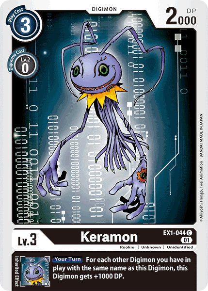 EX1-044C Keramon - Volution Cards and Collectables