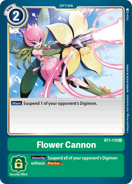 BT1-110R Flower Cannon - Volution Cards and Collectables